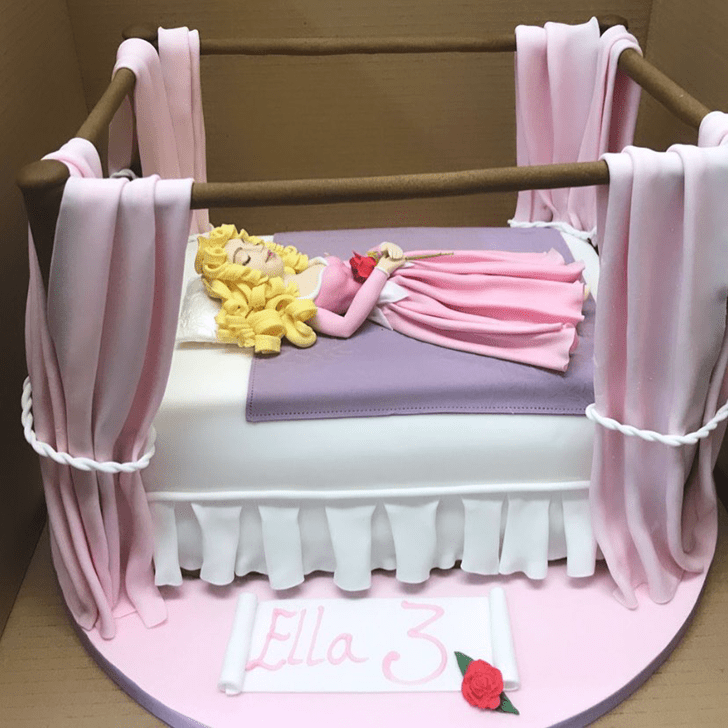 Radiant Sleeping Beauty Cake