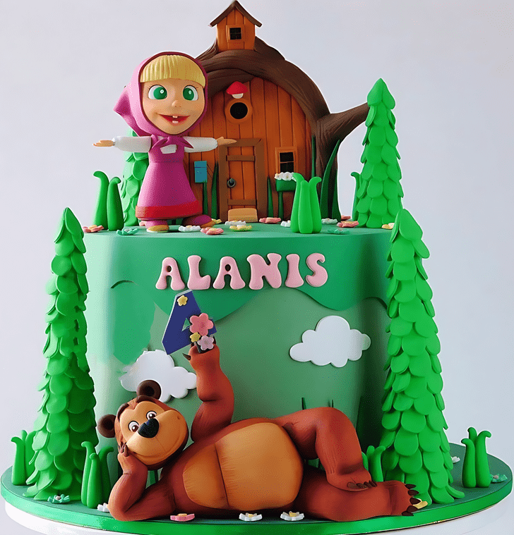 Inviting Sleepy Bear Cake