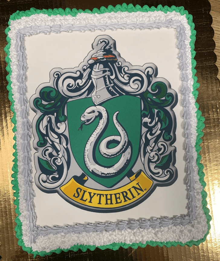 Elegant Slytherin Cake