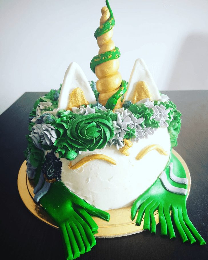 Magnificent Slytherin Cake