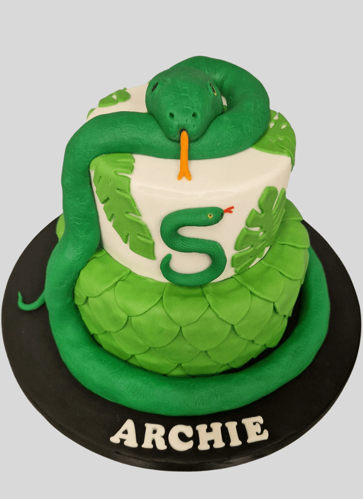 Angelic Snake Cake