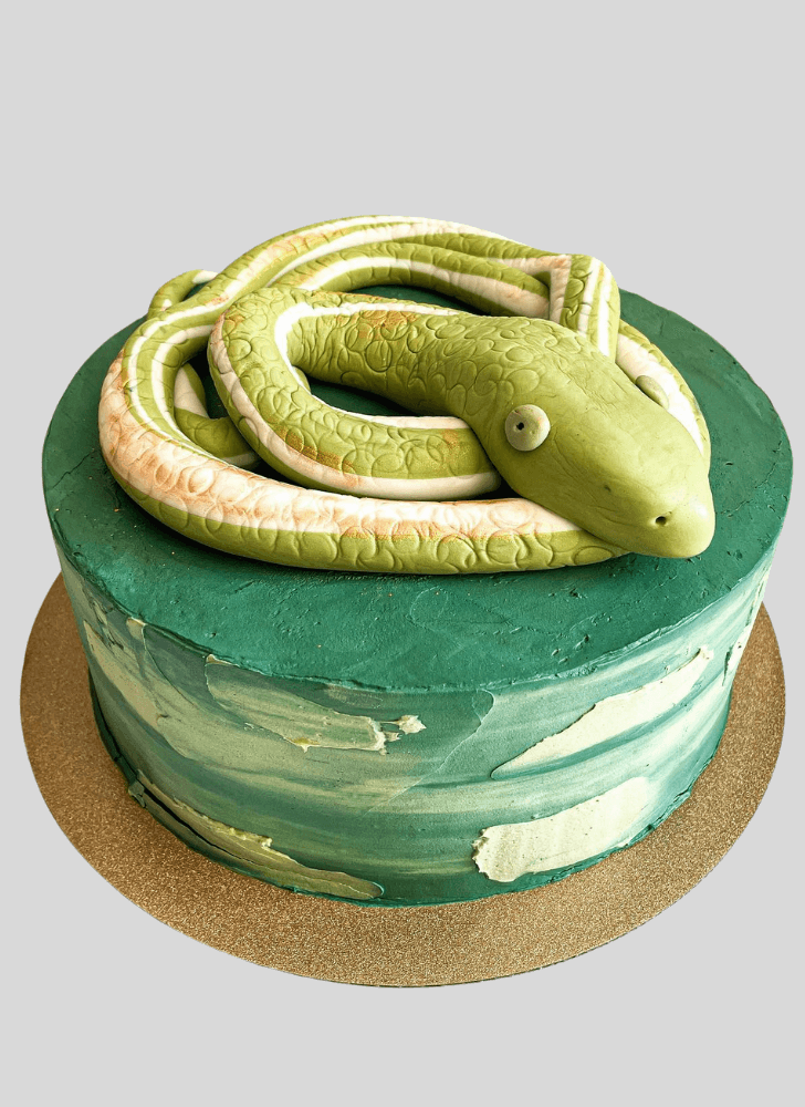 Delightful Snake Cake