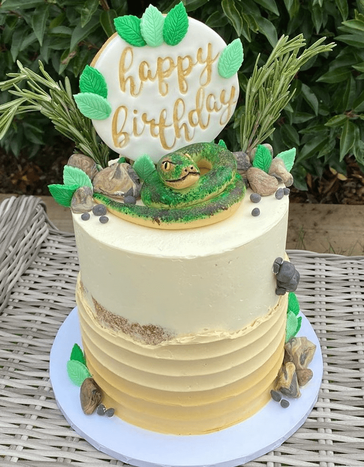 Alluring Snake Cake