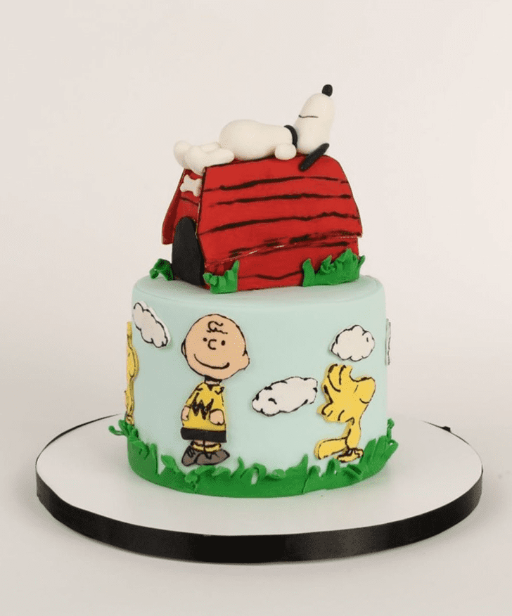 Fascinating Snoopy Cake