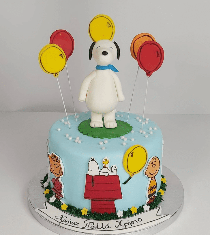 Fetching Snoopy Cake