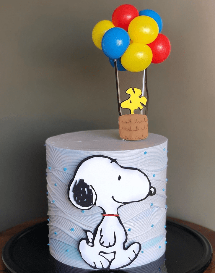 Graceful Snoopy Cake