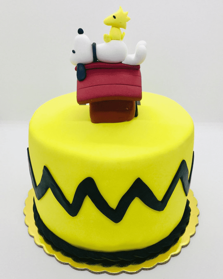 Wonderful Snoopy Cake Design