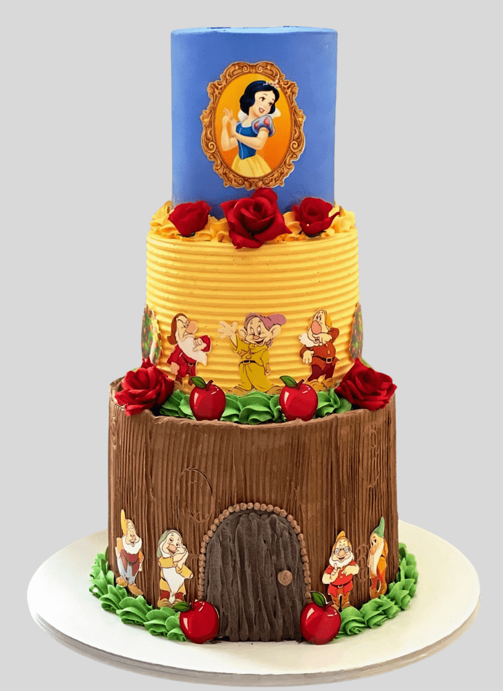 Alluring Snow White Cake