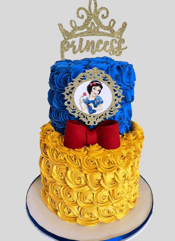 Appealing Snow White Cake