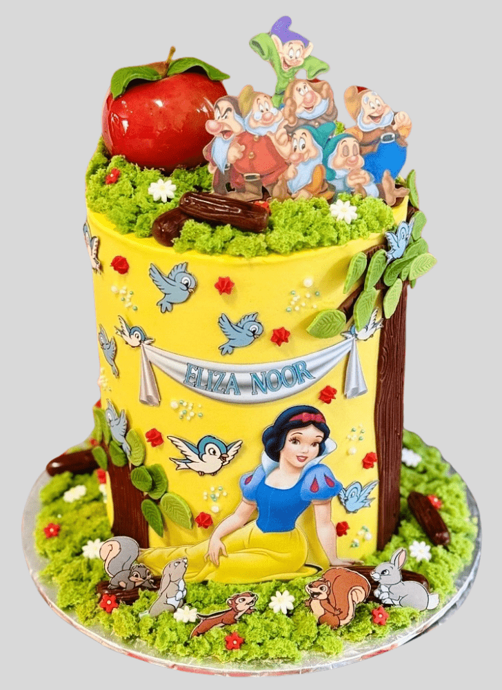 Divine Snow White Cake