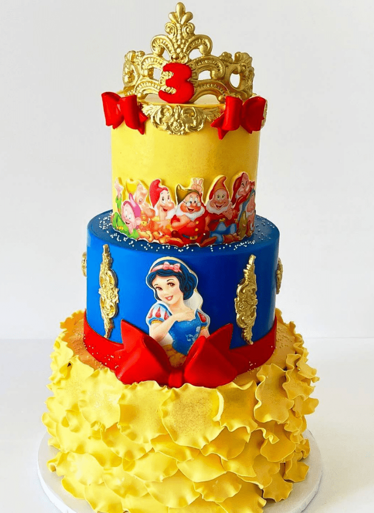 Magnetic Snow White Cake