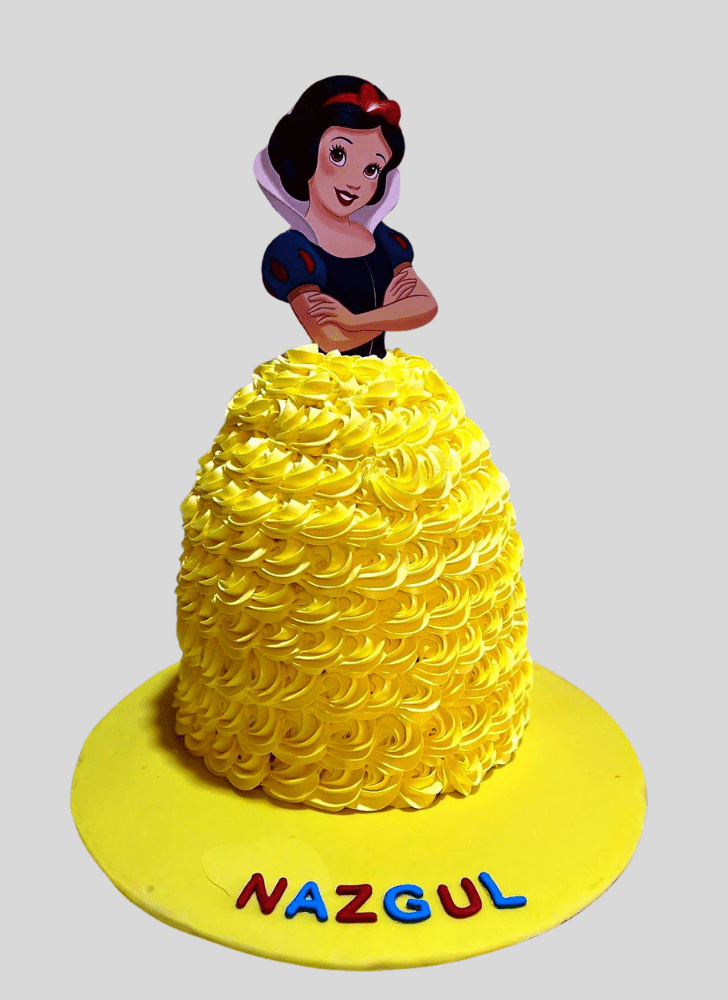 Pretty Snow White Cake