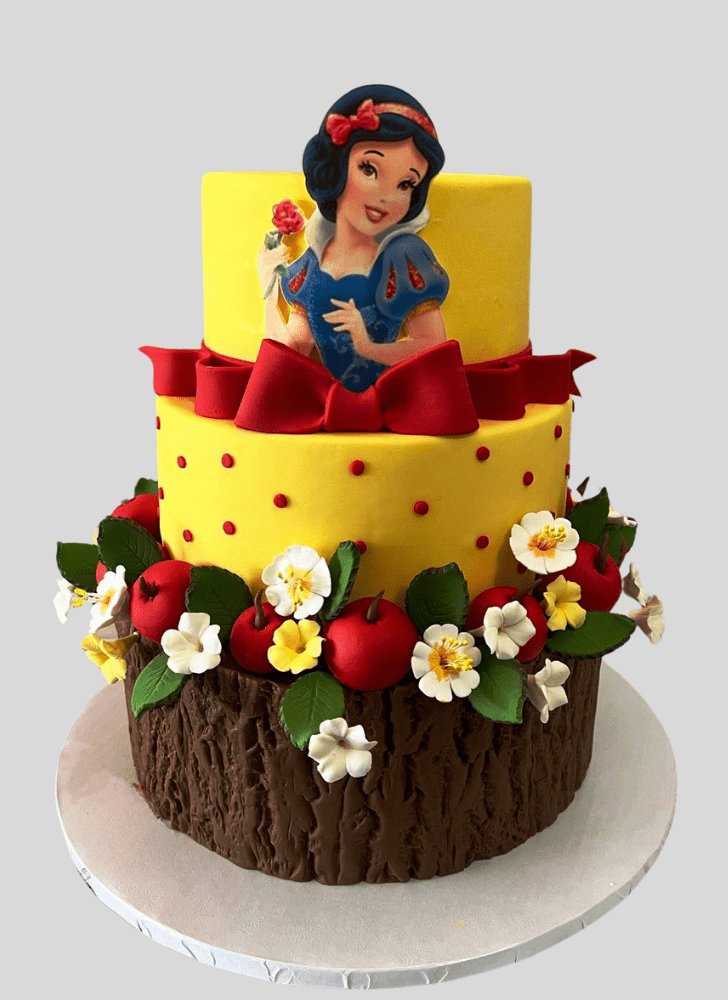 Ravishing Snow White Cake