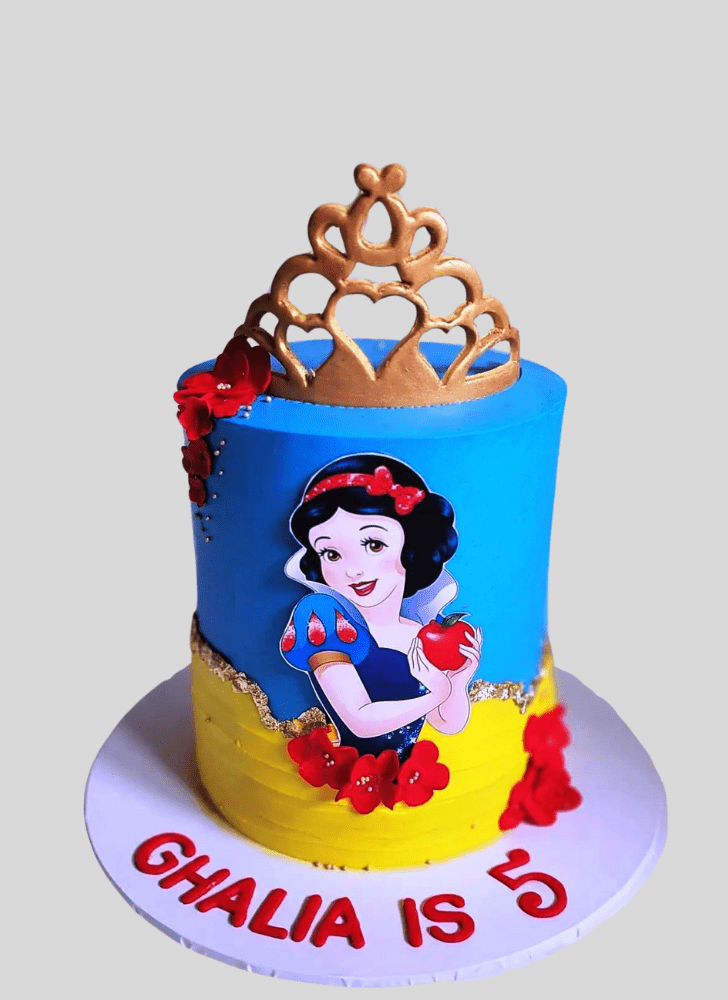 Shapely Snow White Cake