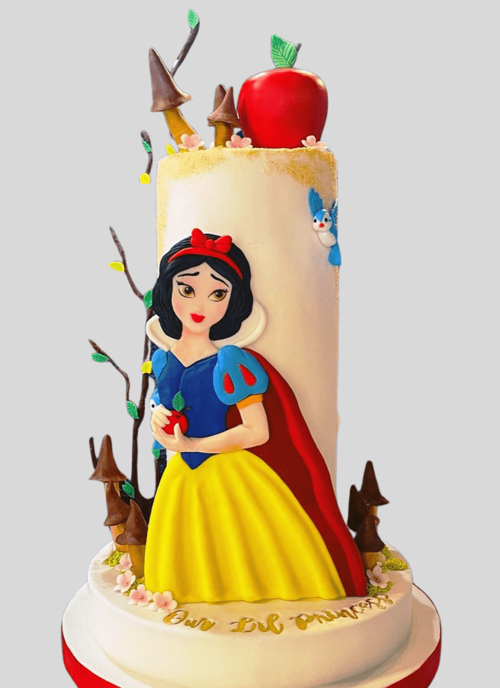 Slightly Snow White Cake