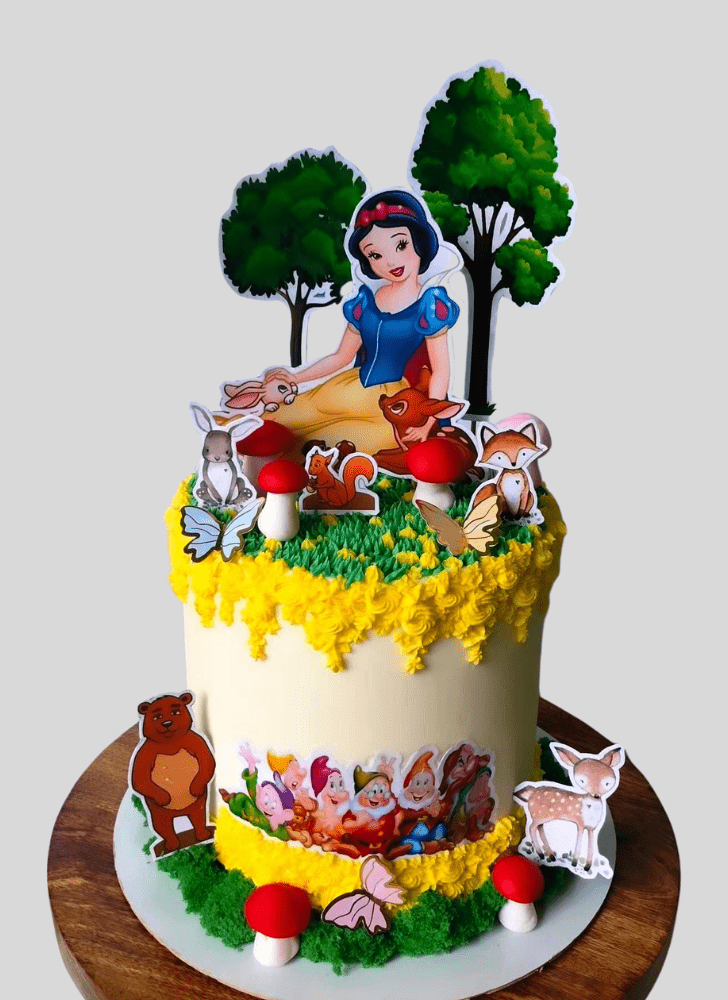 Superb Snow White Cake