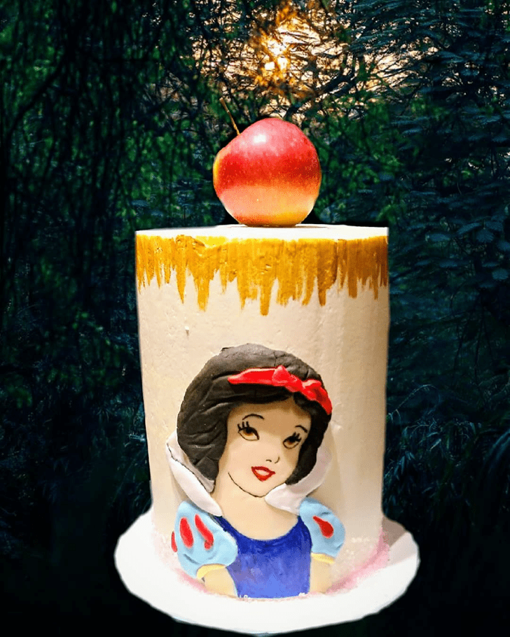 Classy Snow White Cake