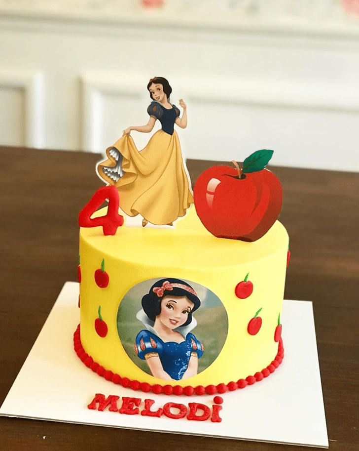 Enticing Snow White Cake