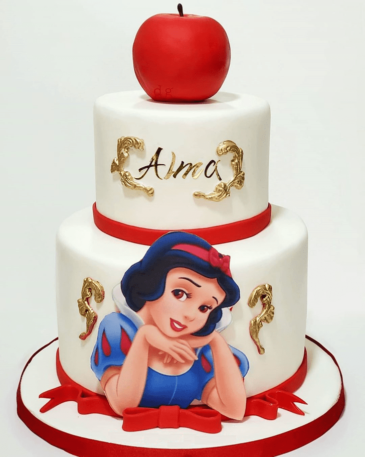 Shapely Snow White Cake