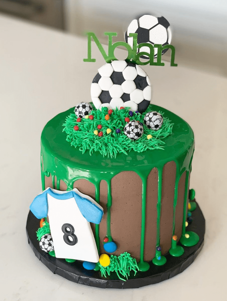 Adorable Soccer Cake