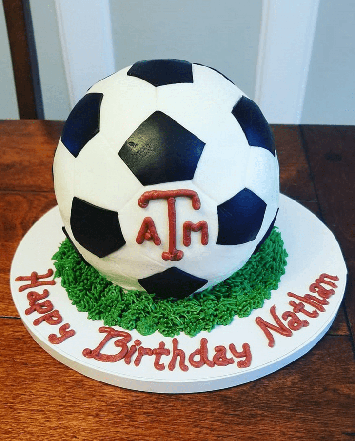 Captivating Soccer Cake