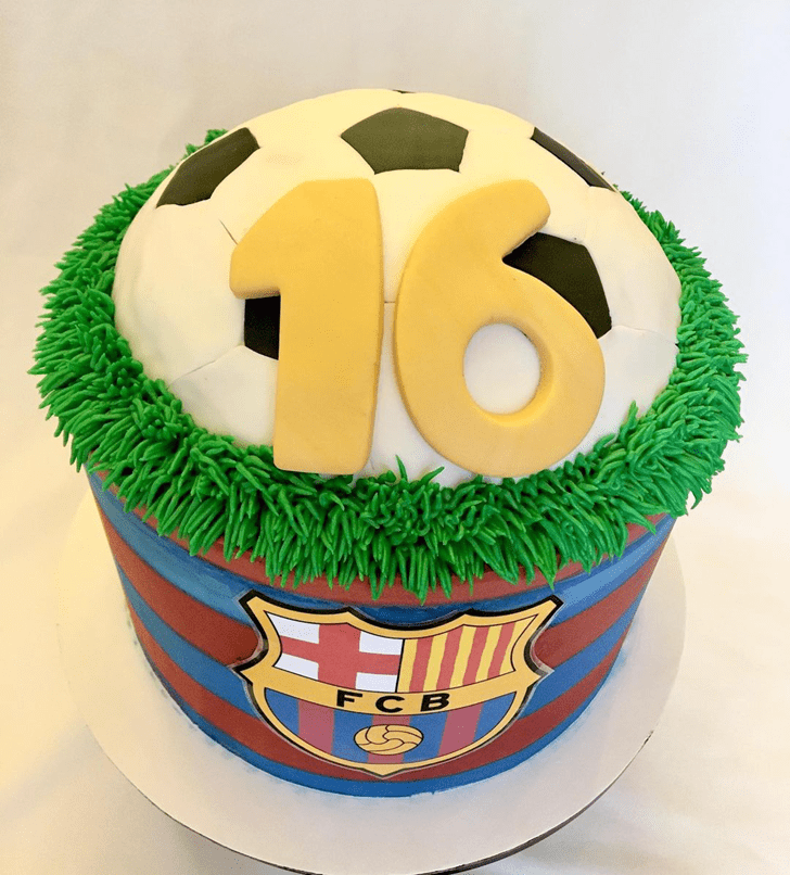 Dazzling Soccer Cake