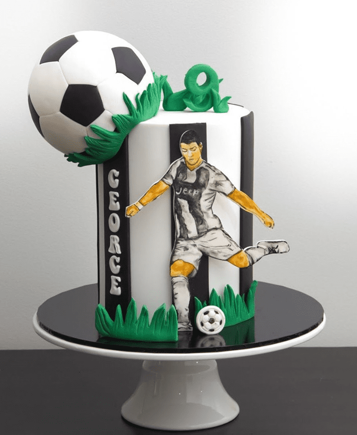 Elegant Soccer Cake