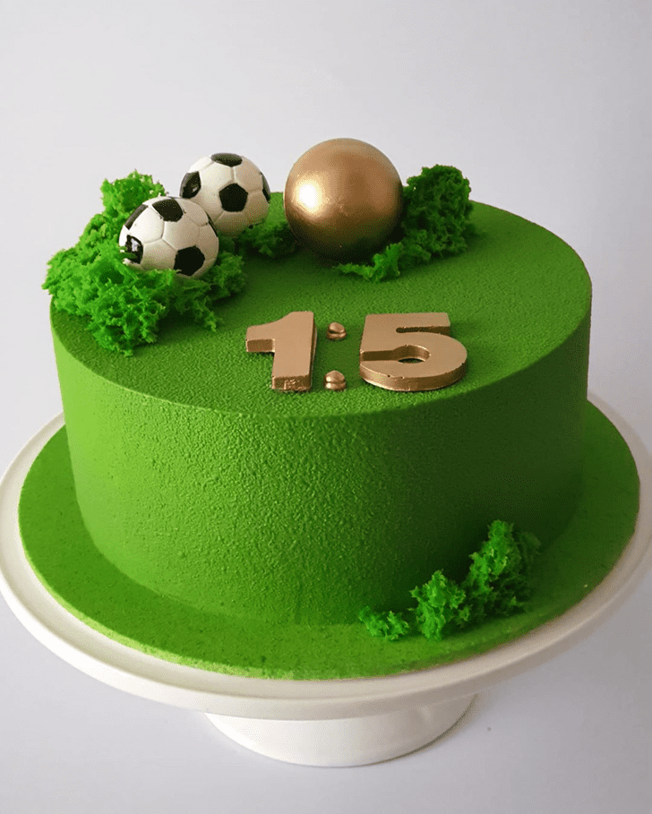 Fair Soccer Cake