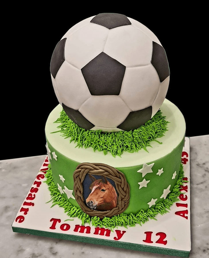 Fine Soccer Cake