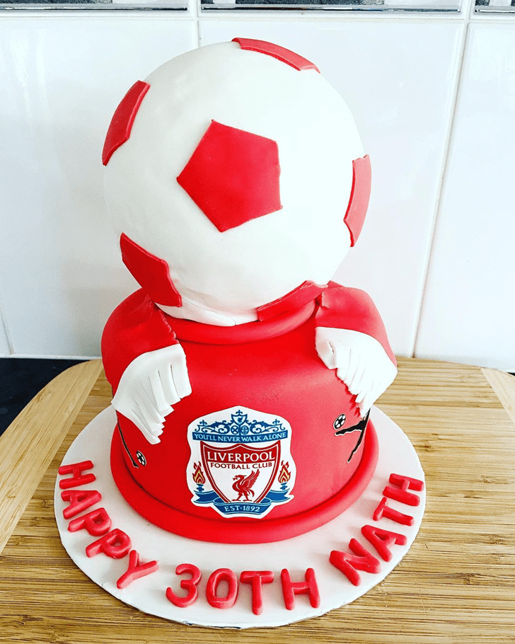 Nice Soccer Cake