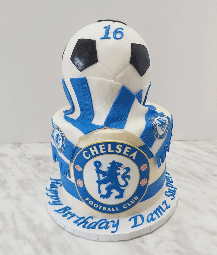 Shapely Soccer Cake