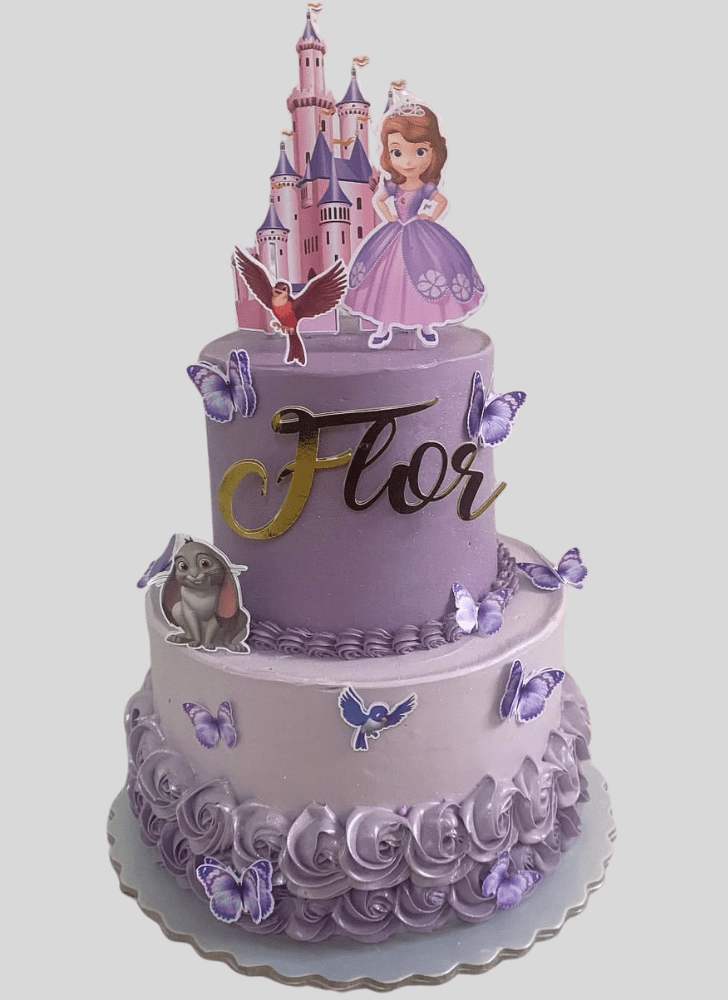 Cute Sofia The First Cake