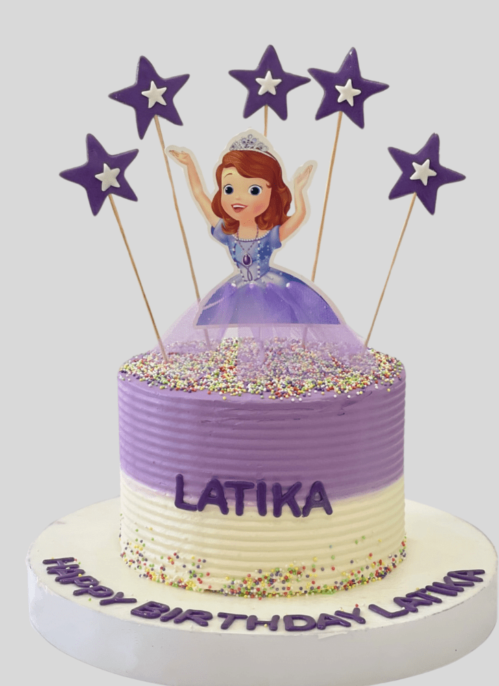 Dazzling Sofia The First Cake