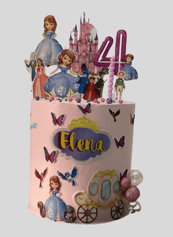 Delightful Sofia The First Cake