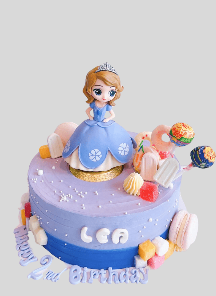 Elegant Sofia The First Cake