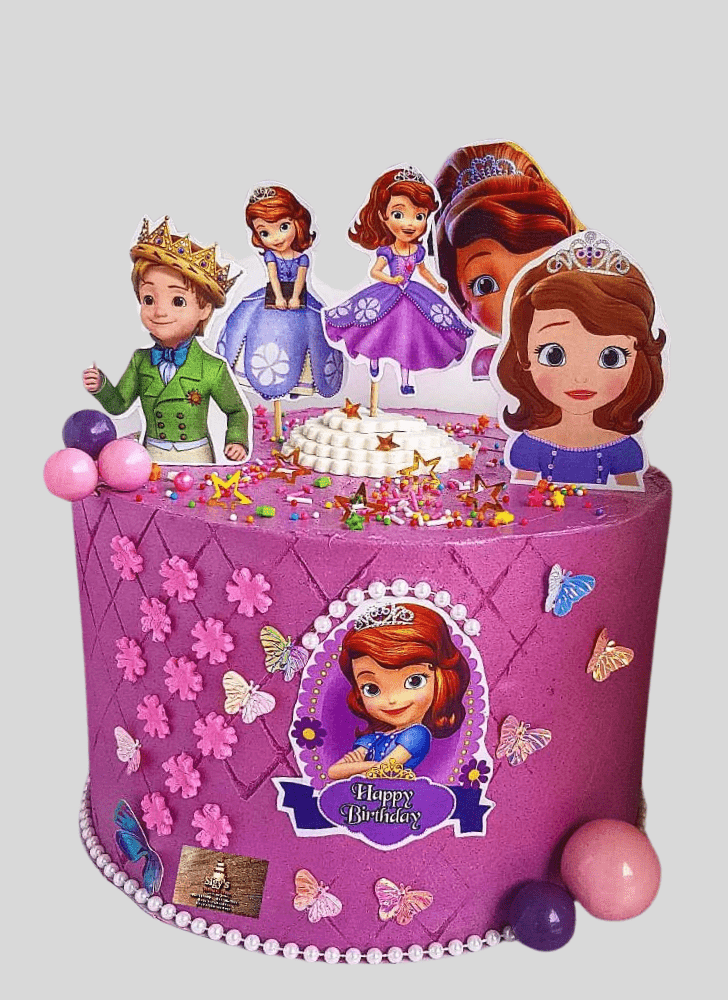 Enthralling Sofia The First Cake