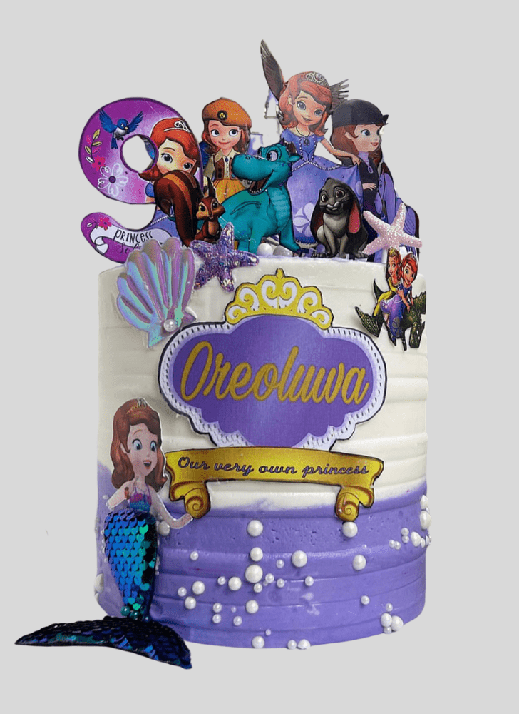 Fair Sofia The First Cake