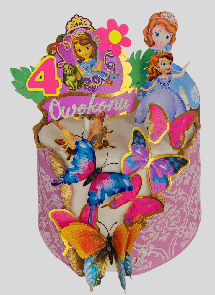 Fine Sofia The First Cake