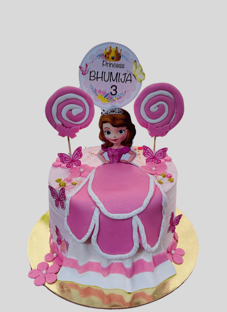 Refined Sofia The First Cake