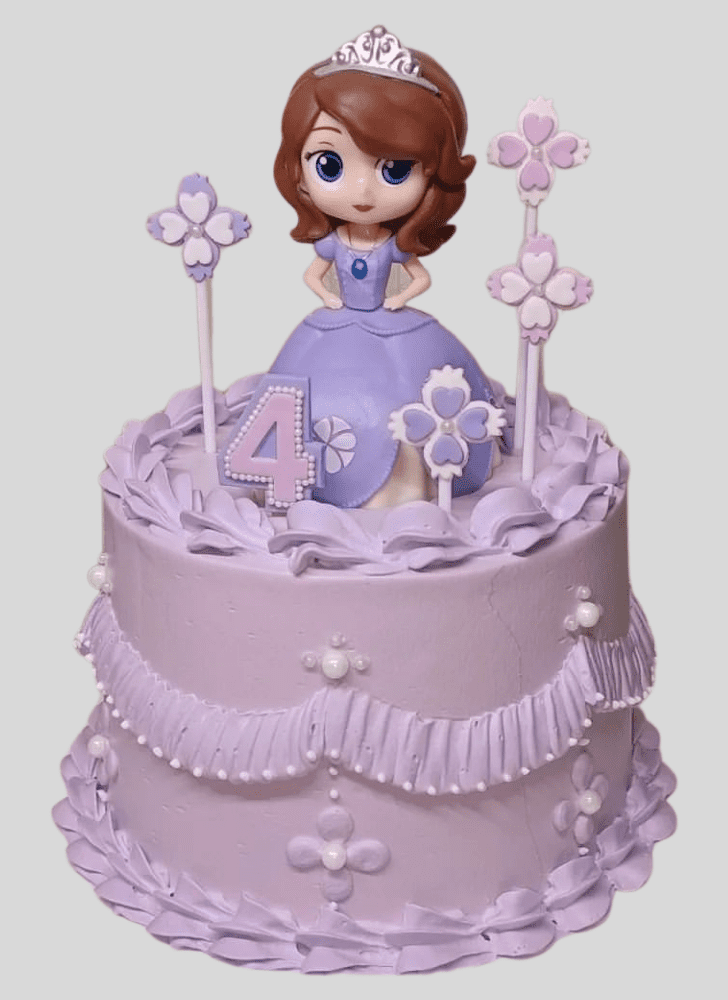 Resplendent Sofia The First Cake