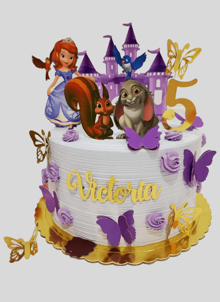 Slightly Sofia The First Cake
