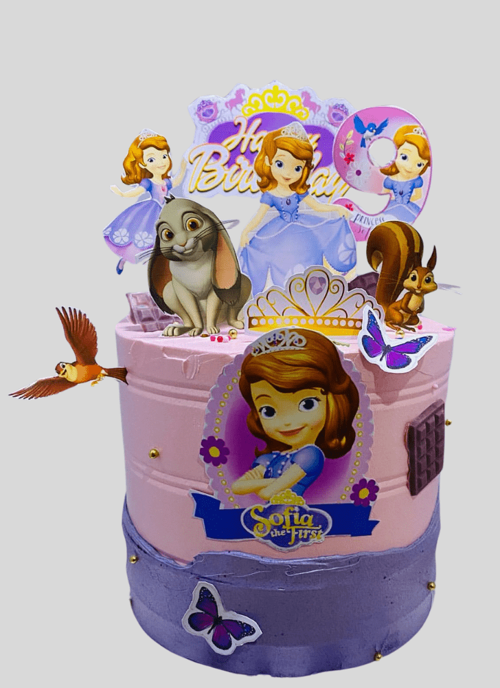 Stunning Sofia The First Cake