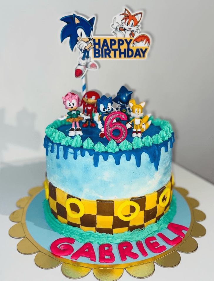 Admirable Sonic Cake Design
