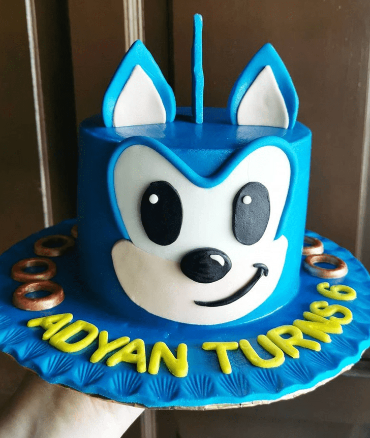 Classy Sonic Cake