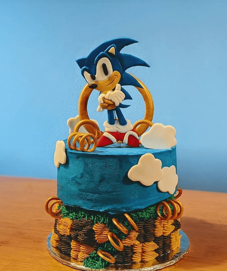 Shapely Sonic Cake