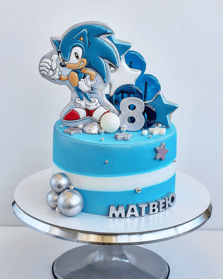 Wonderful Sonic Cake Design