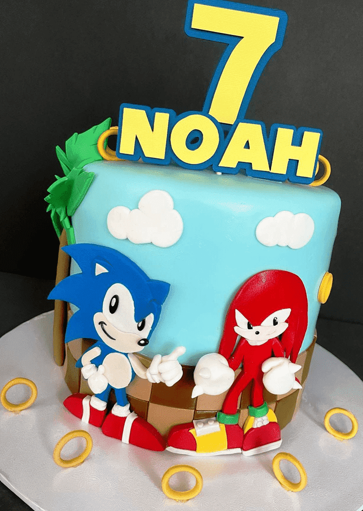 Bewitching Sonic the Hedgehog Cake