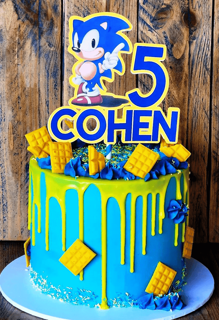 Excellent Sonic the Hedgehog Cake
