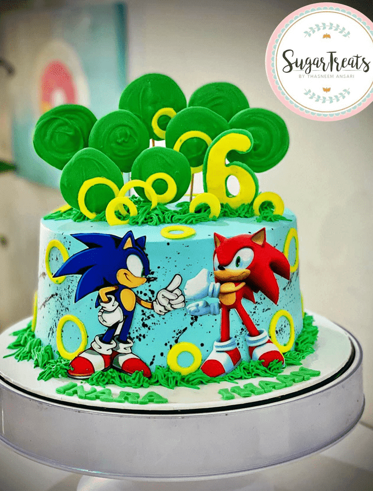Fair Sonic the Hedgehog Cake