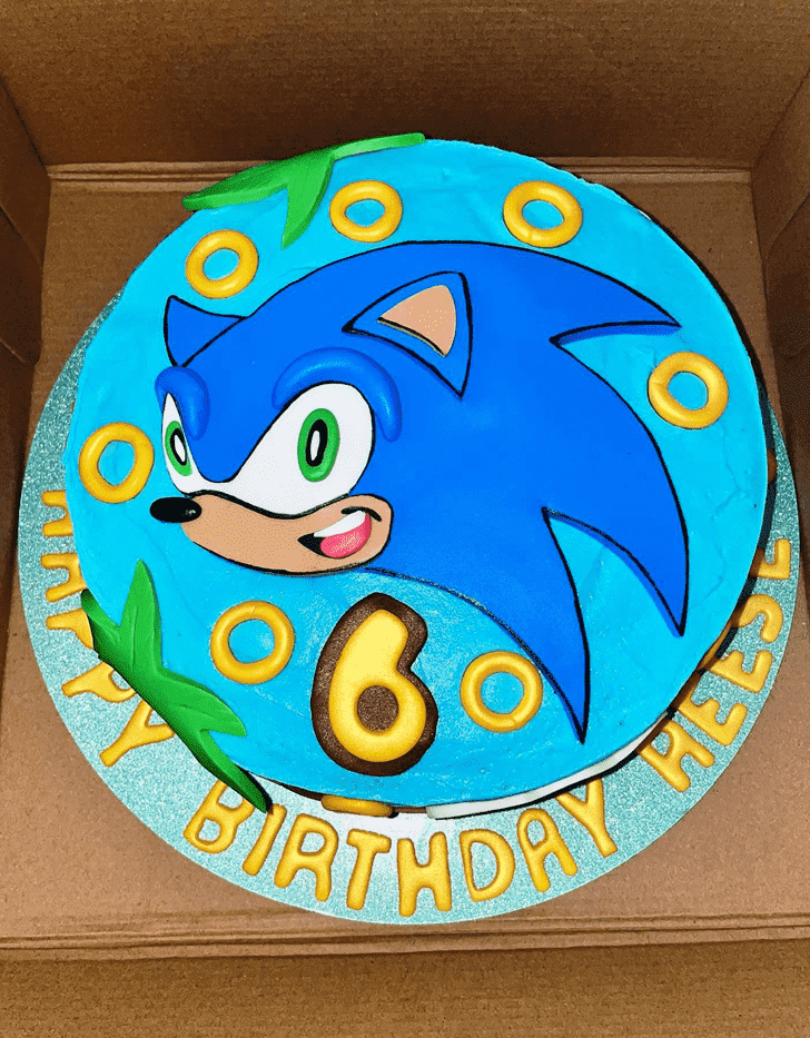 Magnificent Sonic the Hedgehog Cake